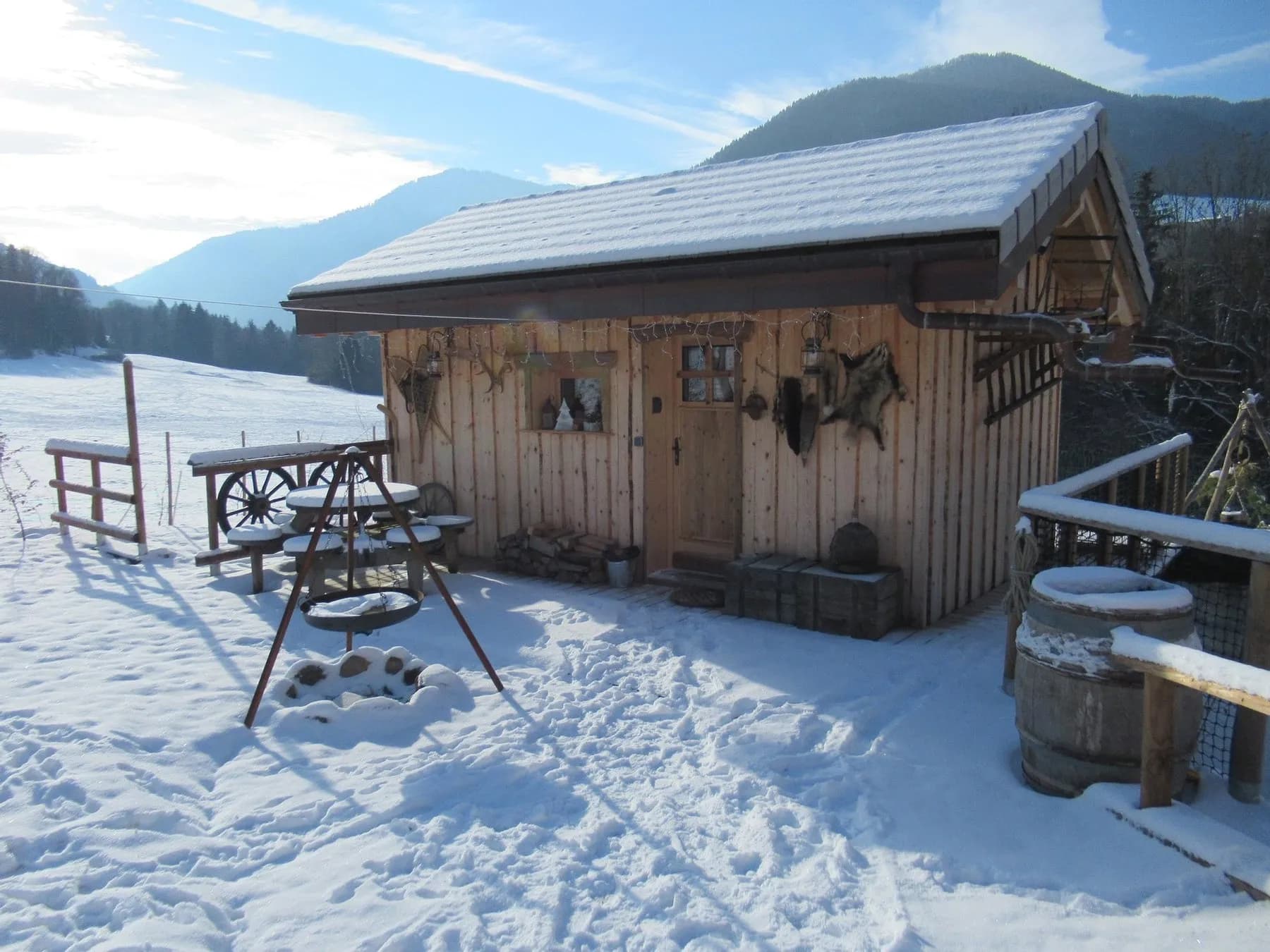 Photo Gîte La Patte Nordic - Chalet Trappeur n°1