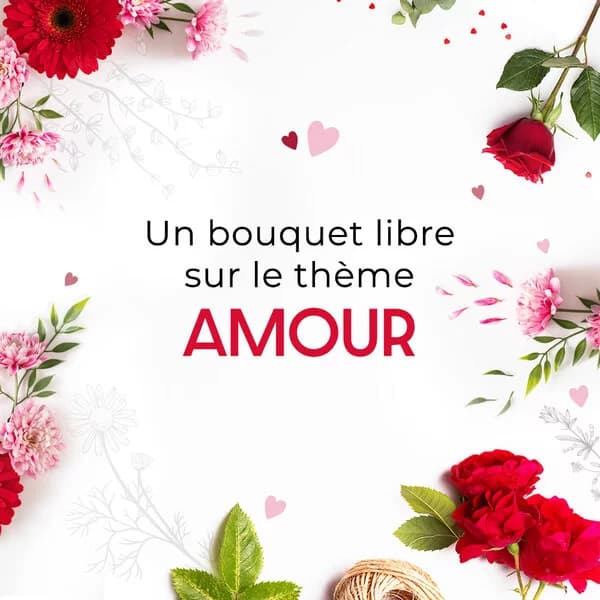 Photo produit : CREATION DU FLEURISTE AMOUR