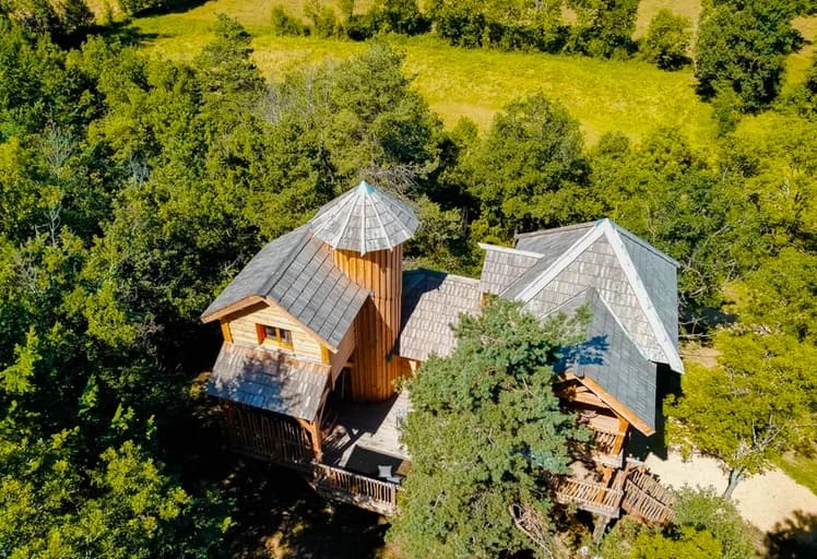 Photo Cabane Château & Spa privatif Peydébé n°0