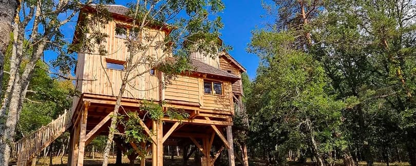Photo Cabane Château & Spa privatif Peydébé n°2