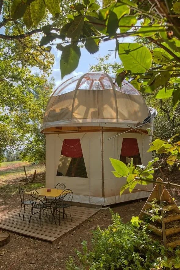 Photo Domaine de la tuilière - Wigwam perché avec Spa privatif n°7